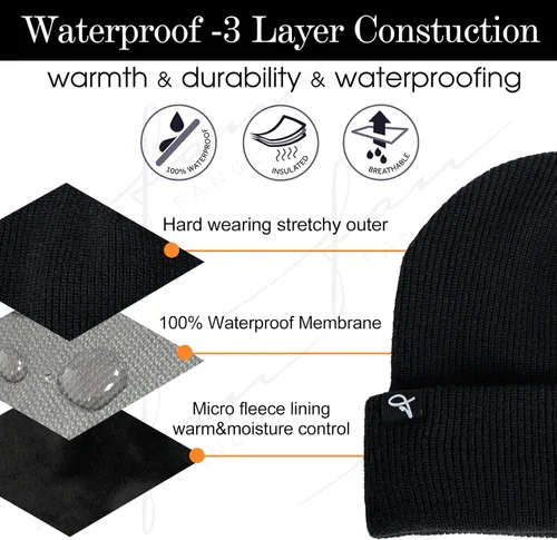 Miniatura 2 de TOP-EX Gorro impermeable con forro polar LXLXXL para todo tipo de clima cálido