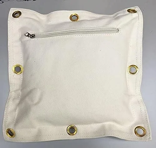 Miniatura 3 de Wing Chun Kung Fu - Bolsa de lona para colgar en la pared es adecuada para kickboxing y varios entrenamientos de boxeo. Blanco