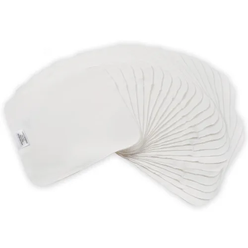 Miniatura 10 de Nora's Nursery Toallitas Reutilizables para Bebé, Paños de Algodón 100%, Toallas Suaves y Absorbentes para Baño y Cara de Recién Nacidos, Incluye 20