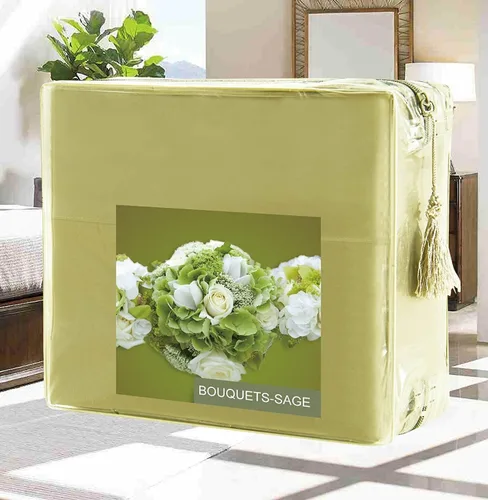 Miniatura 23 de Juego de ropa de cama Elegant Comfort, de 3 piezas, elegante, no se arruga, 1500 hilos egipcios