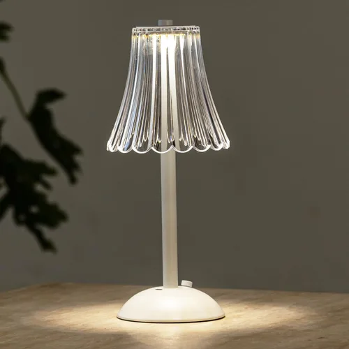 Miniatura 7 de HEQET Lámparas de mesa inalámbricas para el hogar, mesa, comedor, lámparas recargables doradas, lámpara de mesa LED de latón portátil