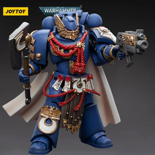 Miniatura 6 de JOYTOY Warhammer 40,000 1/18 Figura de acción Ultramarines Honour Guard 2 Colección Figuras modelo (4.88 pulgadas)