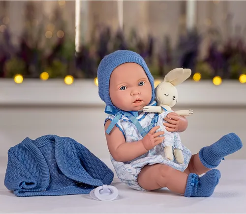 Miniatura 5 de JC Toys - La Recién Nacida Colección Real Muñeca bebé anatómicamente correcta de 15" de vinilo Diseñada por Berenguer, fabricada en España