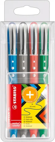 Miniatura 10 de Rollerball - STABILO worker+ colorida caja de 10 unidades, color azul