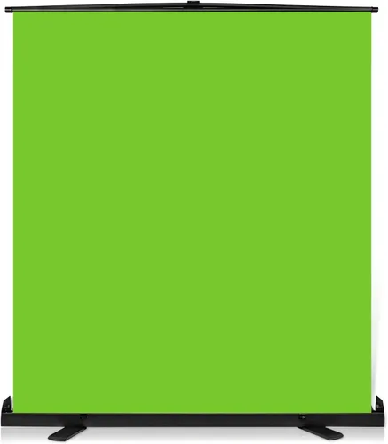 Miniatura 11 de Yesker Telón de fondo Chromakey de 5 x 6.5 pies, pantalla de fondo 2 en 1 verde y azul, telón de fondo plegable para fotografía
