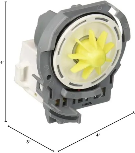 ClimaTek Bomba de drenaje para lavavajillas para Whirlpool W10724439