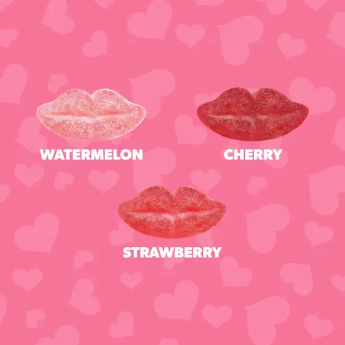 Miniatura 3 de Jelly Belly Valentine Sour Pucker Lips 2.8 oz Grab & Go Bolsa