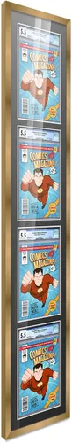 Miniatura 67 de Marco de cómic con paspartú para 8 CGC, CBCS o PGX Graded Comics - Marco de cómic blanco para cómics de 8.125 x 13 pulgadas Marco blanco