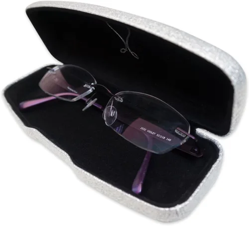 Miniatura 20 de La original e impresionante caja de gafas de concha dura, para mujer, de Spunky Soul Recubierto por un suave brillo Paño de limpieza