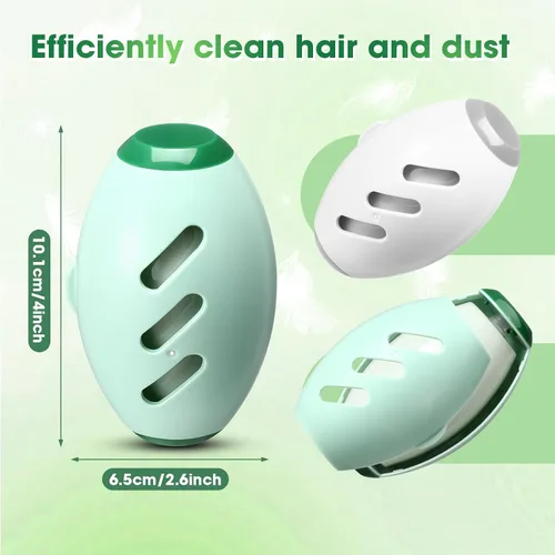 Miniatura 4 de Maxdot Paquete de 4 rodillos de gel reutilizables, rodillo adhesivo lavable para ropa, pelo de mascotas, mini removedor de pelusa portátil