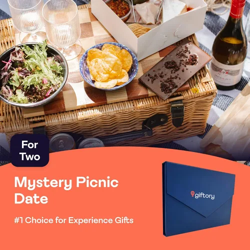 Miniatura 2 de Fecha de picnic misterioso para dos - Regalo de experiencia romántica para parejas - Aventura interactiva con más de 50 ubicaciones escénicas