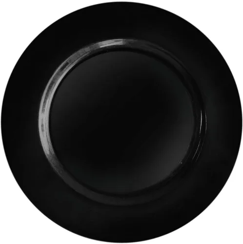Miniatura 8 de Tiger Chef Platos Base Negros con Cuentas para Cena, Redondos de 13 Pulgadas (Paquete de 6)