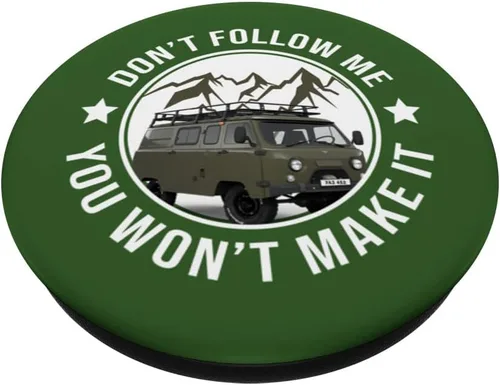 Miniatura 2 de Buchanka UAZ 452 Off-Road 4x4 Minivan Camping PopSockets intercambiables PopGrip