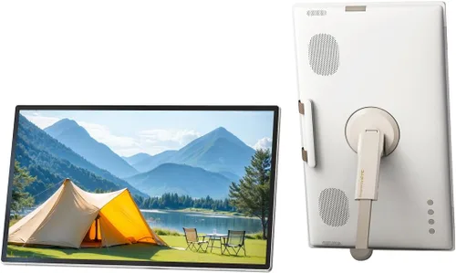 KTC MEGAPAD - Tableta de TV portátil de 25 pulgadas, monitor de pantalla táctil inteligente 1080P, Android 14, certificado EDLA, almacenamiento 8G +