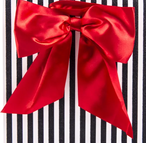 Miniatura 4 de Hallmark - Bolsa de regalo grande insignia con papel de seda (lazo rojo)