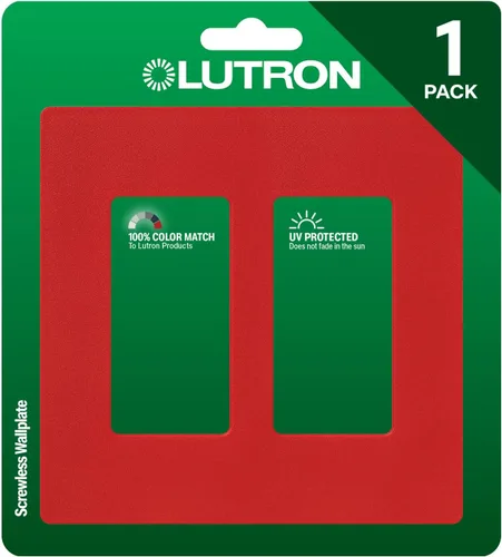 Miniatura 26 de Lutron Claro - Placa de cubierta para interruptor de luz, placa de pared de 2 posiciones, para interruptores de luz decorativos, cubierta de Acero