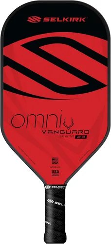 Miniatura 8 de Selkirk Sport Vanguard - Paleta híbrida de pickleball de fibra de carbono con núcleo de polipropileno X5, raquetas de pickleball 1.0 Rojo