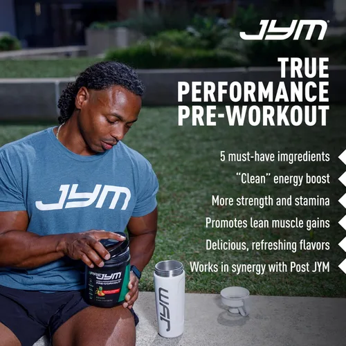 Miniatura 7 de JYM Supplement Science Pre JYM Polvo para antes del ejercicio de Piña y Fresa para Hombres y Mujeres, BCAAs, Nootrópicos, Creatina HCI, Citrullina