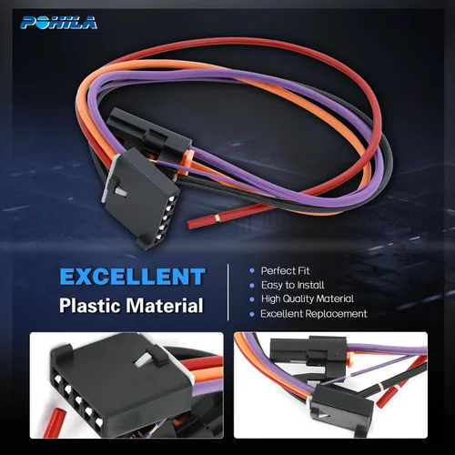 Miniatura 7 de Arnés de Cableado del Resistor del Motor Soplador Compatible con Chevy, GMC Silverado, Tahoe, Suburban, Sierra, Yukon XL - AC Reemplaza 89018778