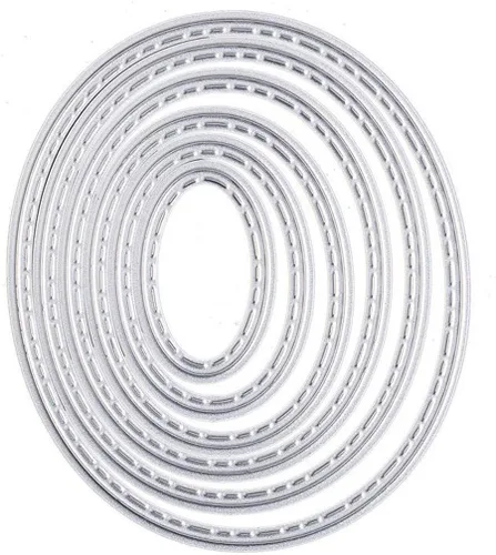 Mvchifay Plantillas de metal para álbumes de recortes, herramienta de bricolaje para manualidades, acero al carbono, plantilla de estampado para