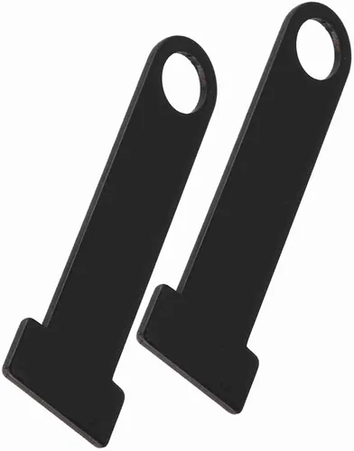 Miniatura 9 de D Ring Lock Acero inoxidable Universal Casco Correa Motocicleta (negro)