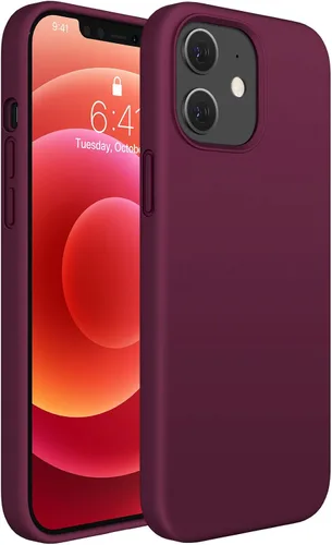 Miniatura 287 de Miracase Funda diseñada para iPhone 13, con protector de pantalla de vidrio templado, forro de microfibra suave antiarañazos, funda de goma