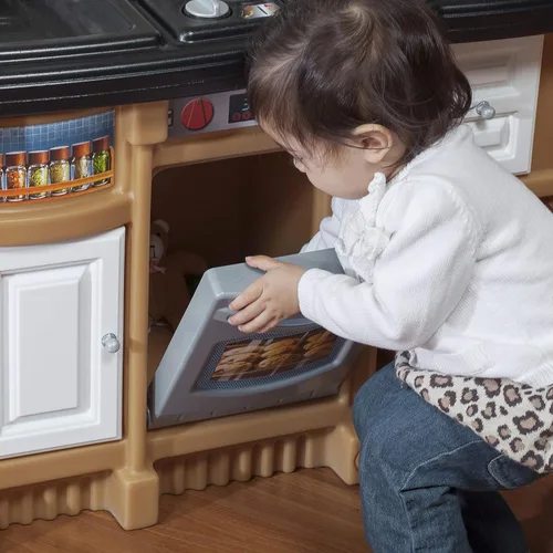 Miniatura 7 de Step2 Little Baker's Plastic Toddler Kitchen Play Estación de trabajo
