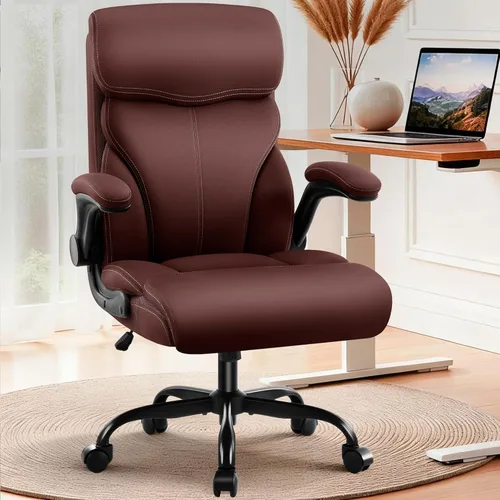 Miniatura 21 de AreShark Silla de oficina – Silla ejecutiva de escritorio cómoda transpirable con respaldo alto y soporte lumbar, silla ergonómica de cuero rodante