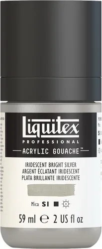 Miniatura 17 de Liquitex Professional - Gouache acrílico profesional, botella de 2 onzas (59 ml), blanco titanio