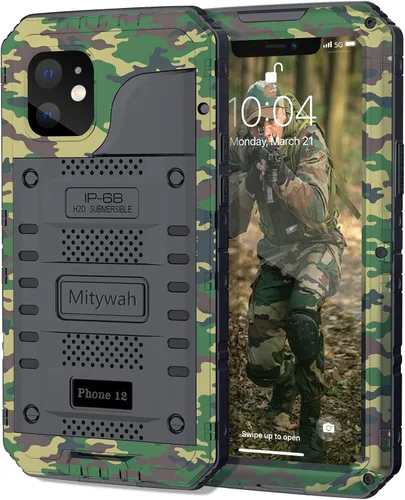 Miniatura 10 de Mitywah - Funda impermeable compatible con iPhone X/XS, [Cubierta protectora de cuerpo completo] con [protección de pantalla integrada]