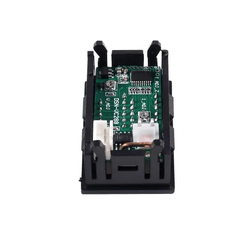 Miniatura 7 de ACEIRMC 10 amperímetros LED de 0.28 pulgadas, multímetro digital rojo y azul, probador de corriente de voltaje, detector de corriente continua