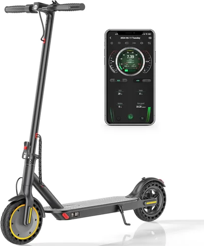 Qlaway 8.5" E Scooter for Adults 19/22 MPH 350/500W Motor 187.2/288.6/441WH Battery, Motorized Scooter Up to 22 Miles Range, Foldable Bearing 265