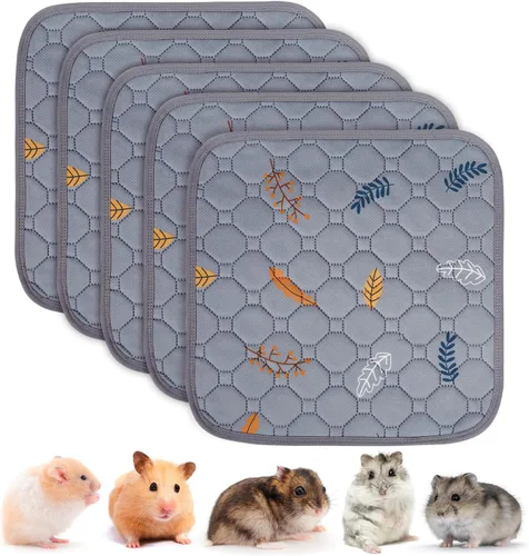 Miniatura 21 de Sunheir - Almohadillas lavables reutilizables orina de cobayas, forros impermeables absorbentes para jaulas cobayas conejos conejillos de indias