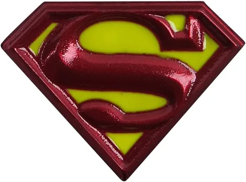 DC Comics Pin de solapa de peltre de color con logotipo de Superman