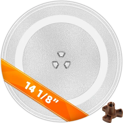 Miniatura 9 de Reemplazo de platos giratorios de microondas de 10 pulgadas, placa de vidrio para microondas compatible con Whirlpool, la pieza de repuesto exacta