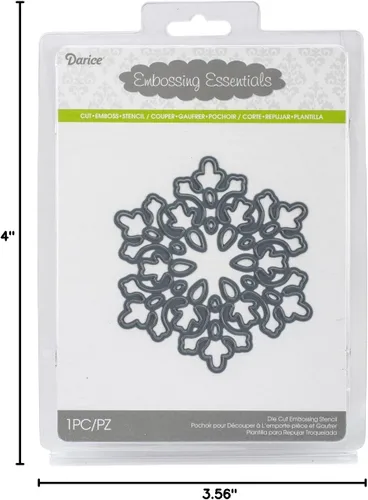 Miniatura 2 de Darice Troqueles esenciales para relieve, copo de nieve grande
