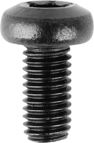 Miniatura 3 de Tornillos negros para placa de matrícula Tesla Model 3, Model Y y BMW (paquete de 4) M5-0.031 x 0.315 in de seguridad T25 cabeza de accionamiento
