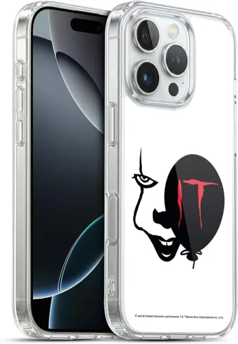 Miniatura 71 de Head Case Designs Funda de gel suave con licencia oficial de la película de TI Pennywise 2 Graphics compatible con Apple iPhone 15 Pro