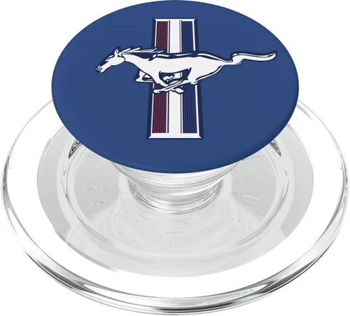 Miniatura 8 de Ford Mustang Logo PopSockets - Agarre y soporte para teléfonos y tabletas, Negro
