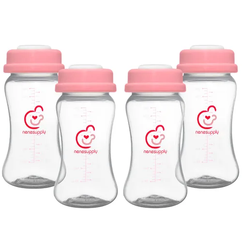 Miniatura 12 de Nenesupply Biberones naturales para recién nacidos, biberones de alimentación de flujo lento para bebés amamantados, cuello ancho, 9 onzas, PP