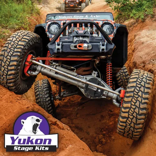Miniatura 4 de Yukon Stage 2 Jeep JK Re-Gear Kit con cubiertas para Dana 30/44, relación 4.88, 24 spline