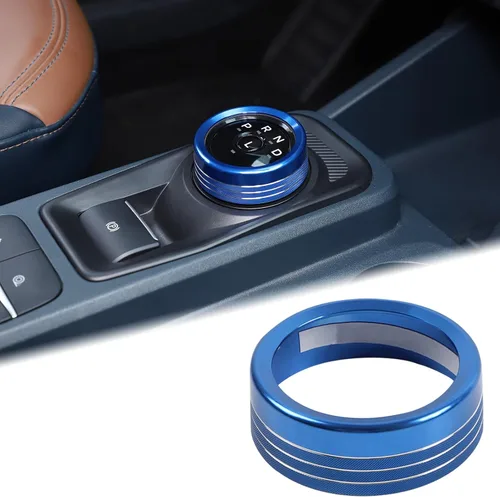 Miniatura 11 de Aunginsy Cubierta circular de botón de volumen para consola central de aire acondicionado compatible con Ford Maverick 2022-2024, botón de Azul