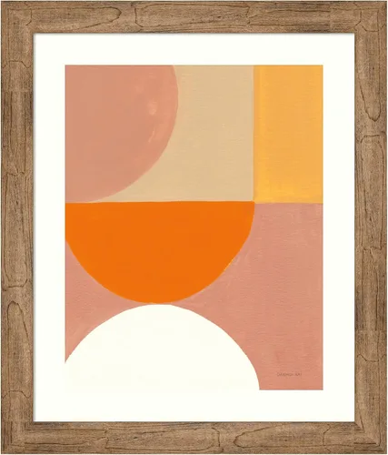 Miniatura 9 de Amanti Art Danhui Nai - Lienzo decorativo para pared, 41 x 33 pulgadas, diseño retro abstracto en V brillante, arte de pared abstracto, decoración