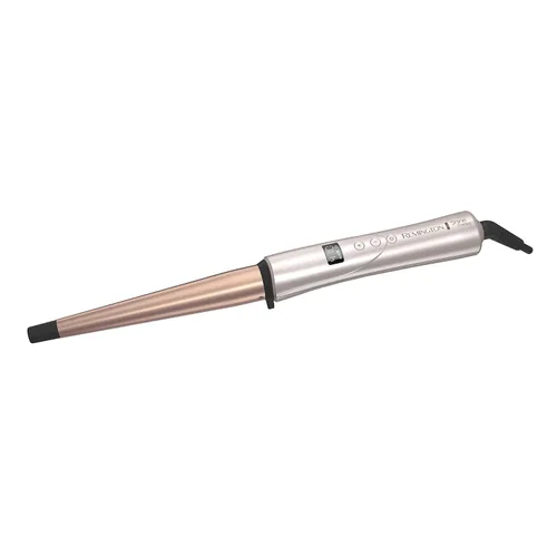 Miniatura 11 de Remington Shine Therapy - Varita rizadora cónica con infusión de aceite de argán y queratina de ½ a 1 pulgada para rizos naturales, incluye guante