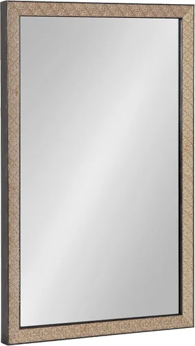 Miniatura 10 de Kate and Laurel Soniva - Espejo de pared rectangular tradicional, 18 x 24 pulgadas, dorado, espejo rectangular con marco global para uso como espejo