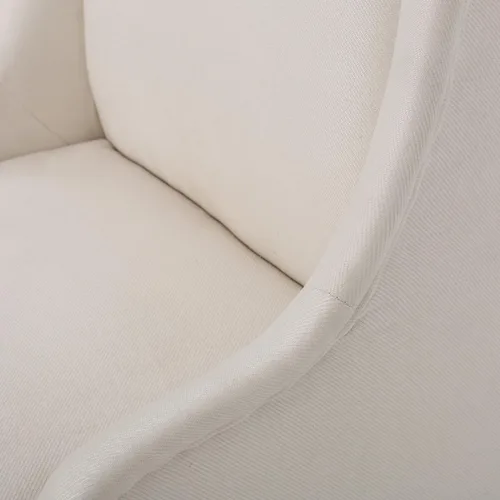 Miniatura 4 de Christopher Knight Home Callie Silla de comedor de tela, beige, 23.25 x 28.75 x 46.25 pulgadas