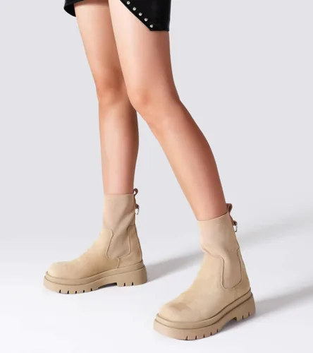 Miniatura 5 de Shoe'N Tale Chelsea - Botines para mujer, con plataforma elástica, suela elástica, antideslizantes, punta redonda, sin cordones