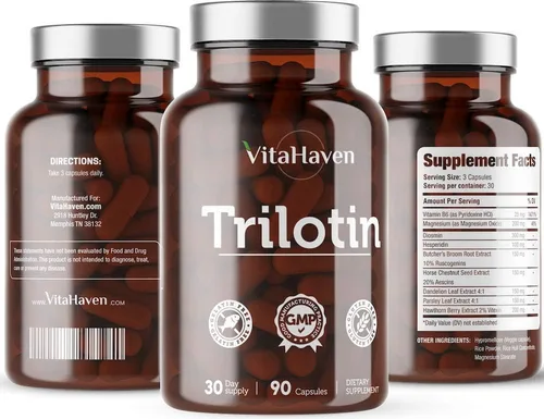 Miniatura 9 de Trilotin: Tratamiento hinchado de pies y tobillos para mujeres y hombres con edema de la parte inferior de la pierna - Reduce la hinchazón en pies