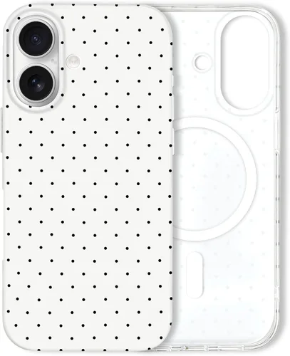 Miniatura 220 de Hython Funda para iPhone Air, diseño estético de lunares lindos, funda simple de 6.5 pulgadas, delgada, antiarañazos, parachoques de TPU suave, a