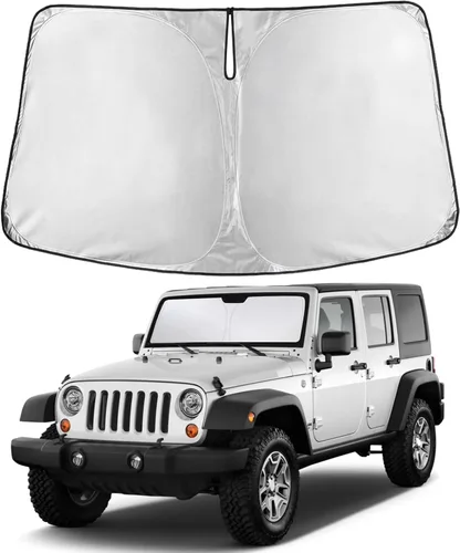 Miniatura 32 de EcoNour Parasol para parabrisas compatible con Hyundai Tucson 2016-2019 2020 2021, visera solar para parabrisas delantero y ventana, bloqueador